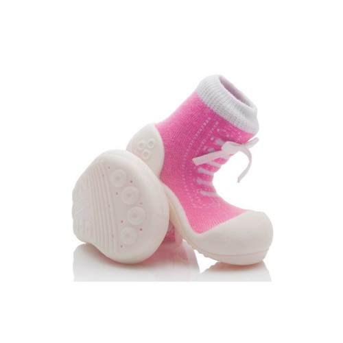 pierwsze buty do nauki chodzenia do żłobka do przedszkola trampki sneakers pink