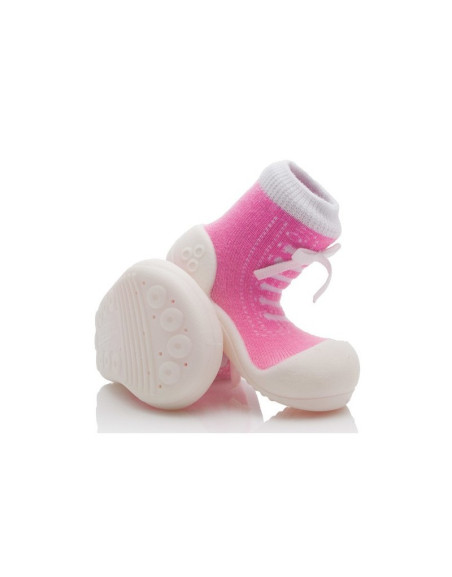 buciki niemowlęce dziewczęce różowe trampki sneakers pink