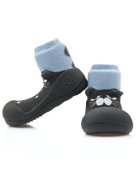 pierwsze buty dla dziecka do nauki chodzenia do żłobka do przedszkola Attipas Pet Charcoal