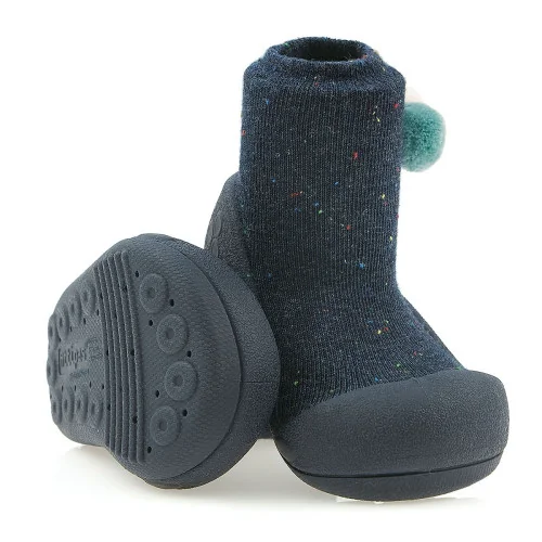 pierwsze buty dla dziewczynki dla chłopca elastyczne lekkie Shooting Star Navy