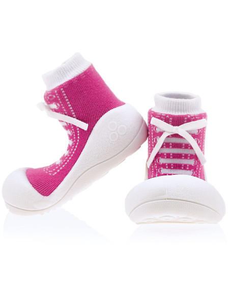 Buciki dziewczęce różowe trampki Attipas Sneakers Purple