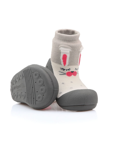 pierwsze buty dla dziewczynki Attipas Pet Gray