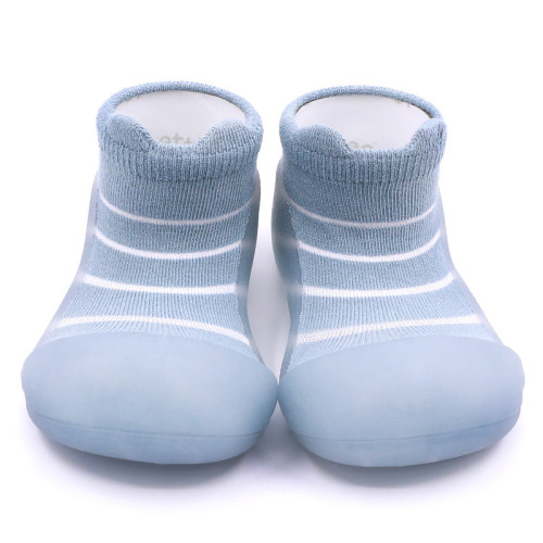 Attipas buciki dziecięce Bamboo See Through Bear Blue