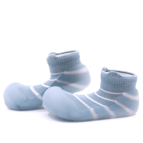 Attipas buciki dziecięce Bamboo See Through Bear Blue
