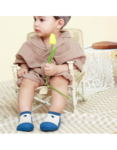 ATTIPAS buty barefoot BAMBOO BLUEBERRY BLUE