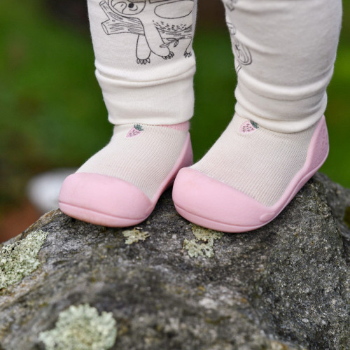 Attipas® Buty Barefoot Bamboo Strawberry