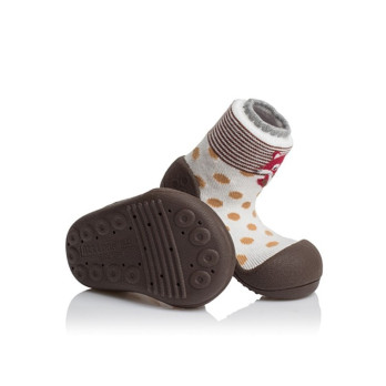 Buciki dla dziecka Attipas® Zoo Brown 2