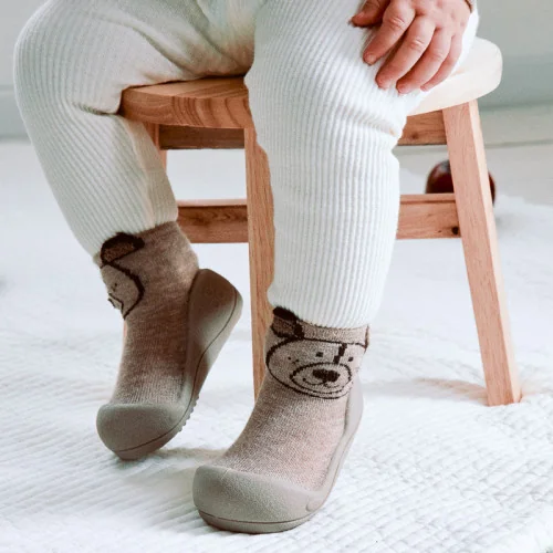 Attipas Buty Dla Niemowląt Teddy Beige
