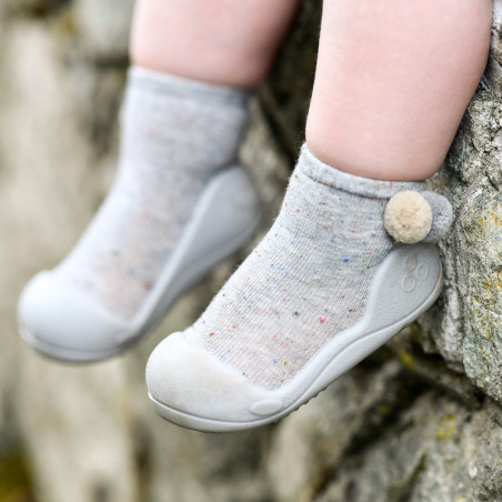 ATTIPAS buciki dla dziecka Shooting Star Gray