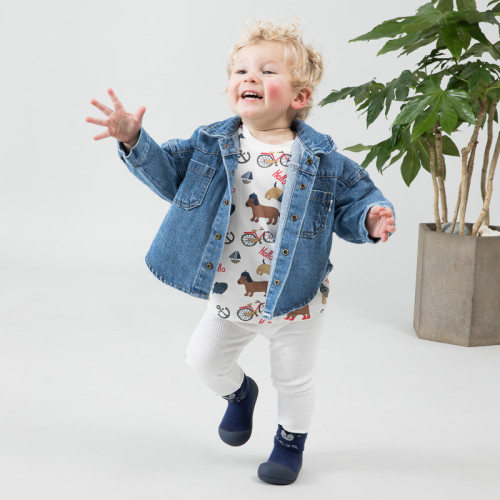 ATTIPAS® pierwsze buty dla dziecka Bear Navy