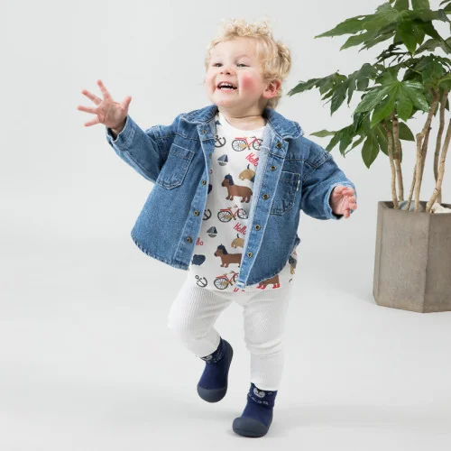 ATTIPAS® pierwsze buty dla dziecka Bear Navy