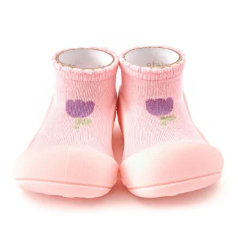 Attipas Tulip Pink - buty barefoot z bambusową skarpetką