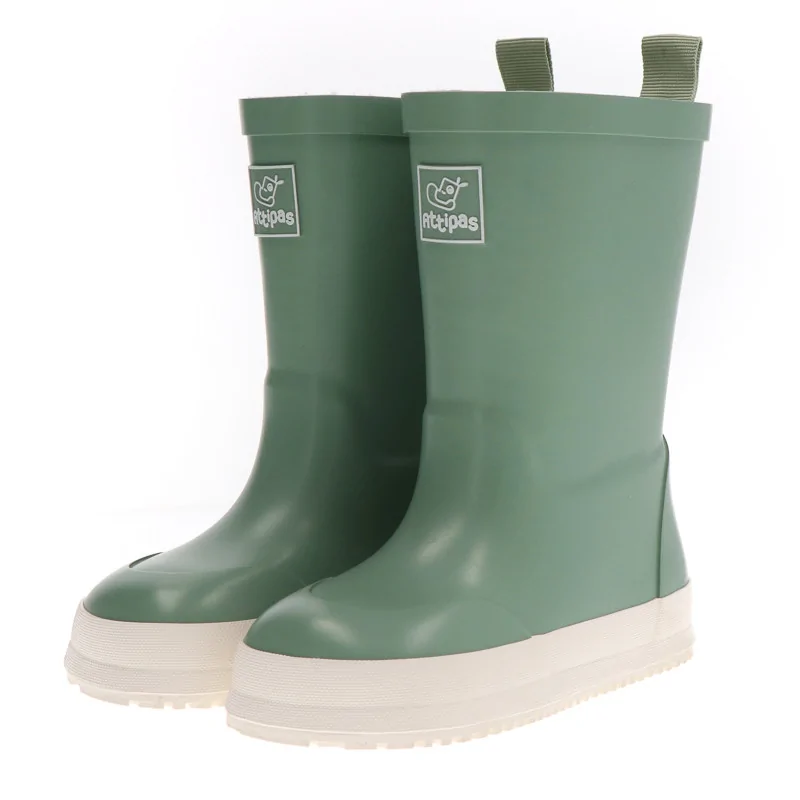 Attipas Kalosze Dziecięce Barefoot Rain Boots Mint