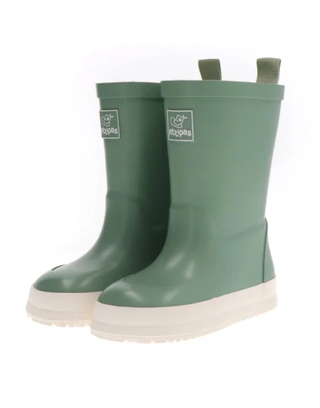 Attipas Kalosze Dziecięce Barefoot Rain Boots Mint