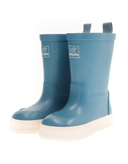 Kalosze Dziecięce Barefoot Attipas Rain Boots Blue