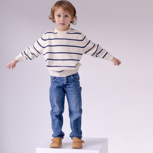 Attipas Sneakersy Dziecięce Skin Shoes Mustard