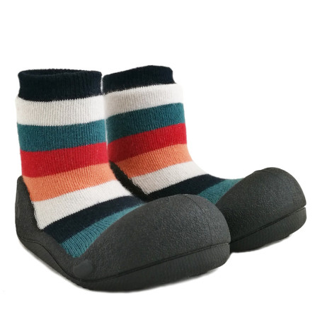 Attipas Buciki Dla Dzieci Rainbow Black