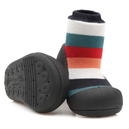 Attipas Buciki Dla Dzieci Rainbow Black