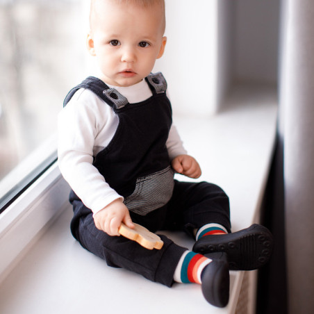 Attipas Buciki Dla Dzieci Rainbow Black