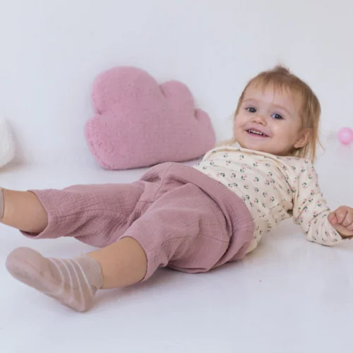 Attipas buciki dla dzieci Bamboo See Through Bear Beige