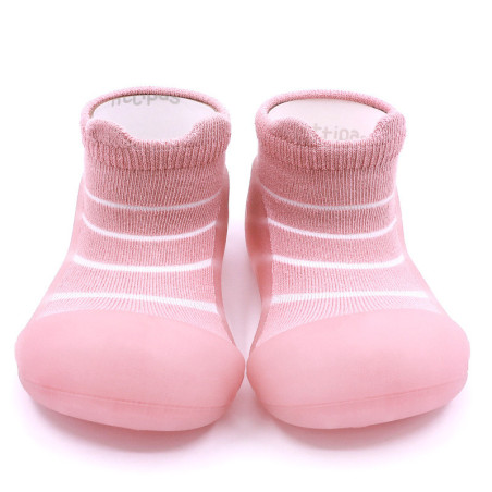 Attipas buciki dla dziewczynki Bamboo See Through Bear Pink