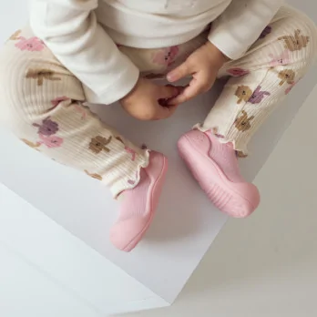 Attipas Tulip Pink - buty barefoot z bambusową skarpetką