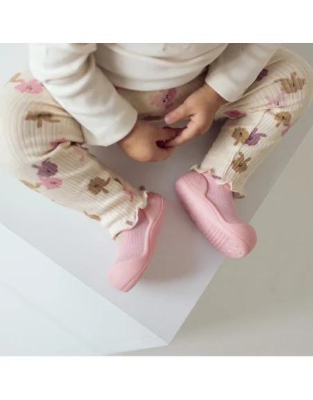Attipas Tulip Pink - buty barefoot z bambusową skarpetką