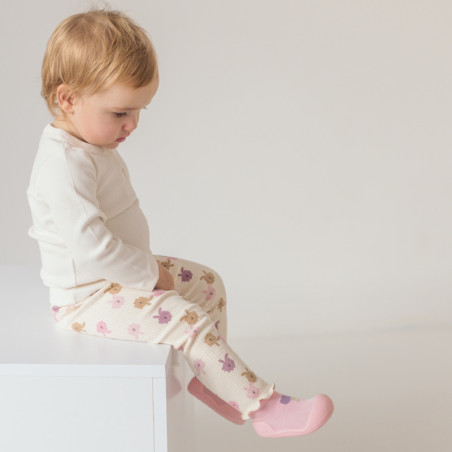 Attipas Tulip Pink - buty barefoot z bambusową skarpetką