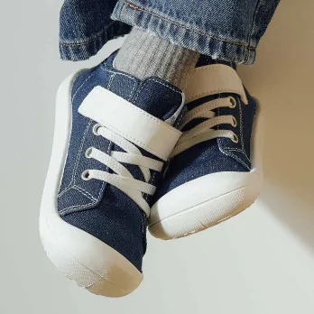 ATTIPAS DENIM SKIN SHOES DEEP BLUE