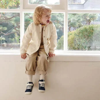 Trampki dla dzieci DENIM SKIN SHOES DEEP BLUE