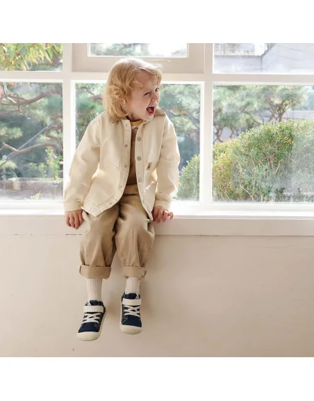 Trampki dla dzieci DENIM SKIN SHOES DEEP BLUE