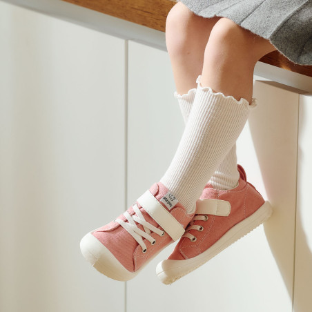 Attipas Denim Skin Shoes Pink