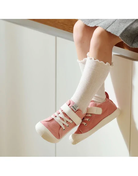 Attipas Denim Skin Shoes Pink