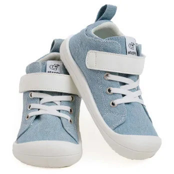 Attipas Denim Skin Shoes-Light Blue