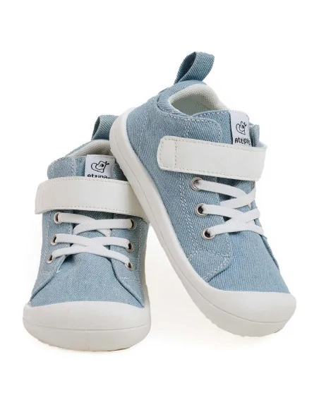 Attipas Denim Skin Shoes-Light Blue
