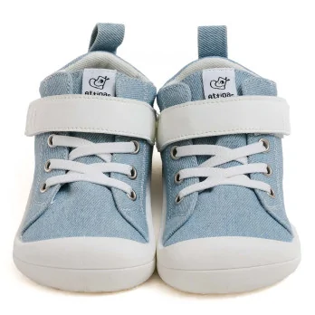 Półbuty Dla Dziewczynki Attipas Denim Skin Shoes-Light Blue