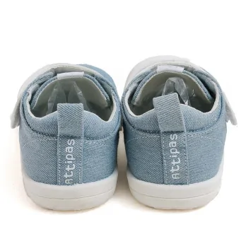 Attipas Denim Skin Shoes-Light Blue