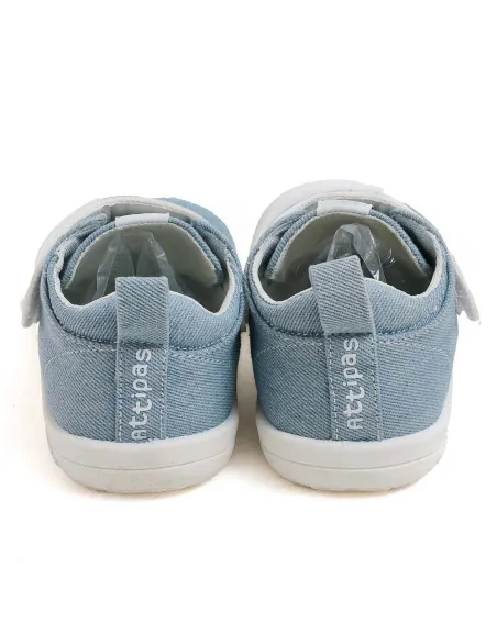 Attipas Denim Skin Shoes-Light Blue