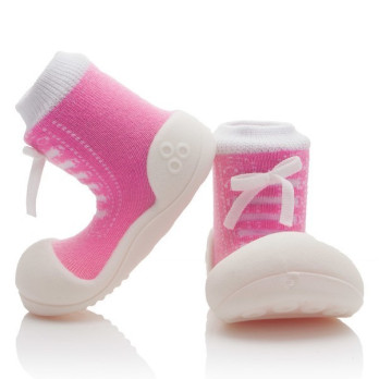 buciki niemowlęce dziewczęce różowe trampki sneakers pink