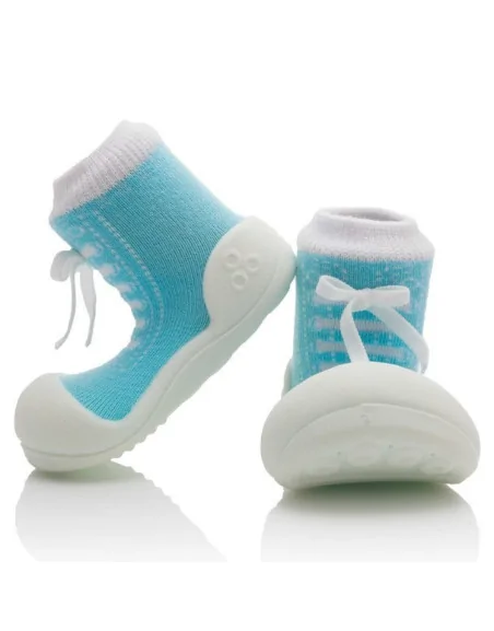 buciki niemowlęce dziecięce dziewczęce chłopięce błękitne Sneakers Sky