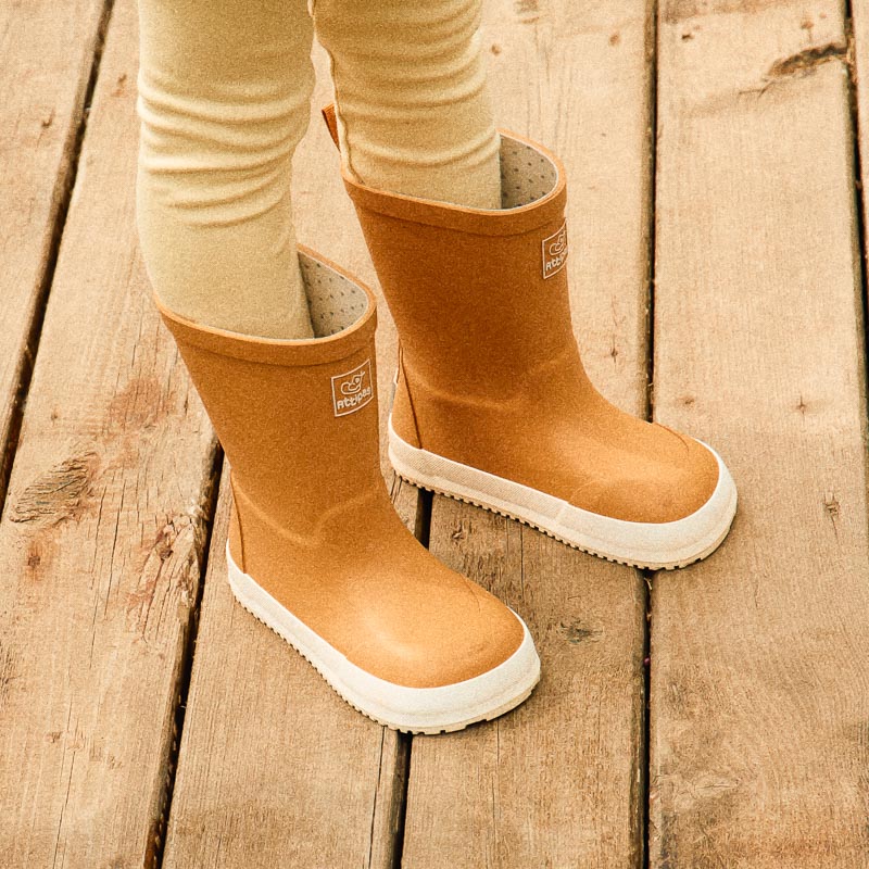 Kalosze Dziecięce Attipas Rain Boots Mustard