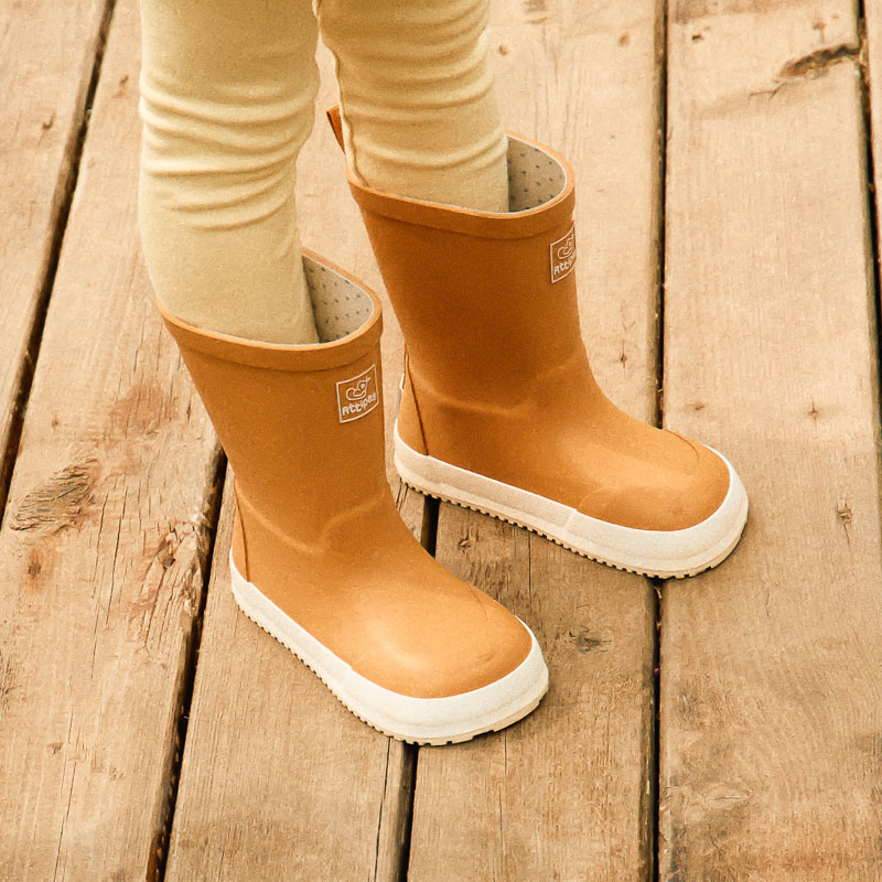 Attipas Kalosze Dziecięce Rain Boots Mustard