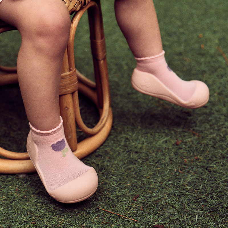 różowe buciki dla dziewczynki Attipas Tulip Pink