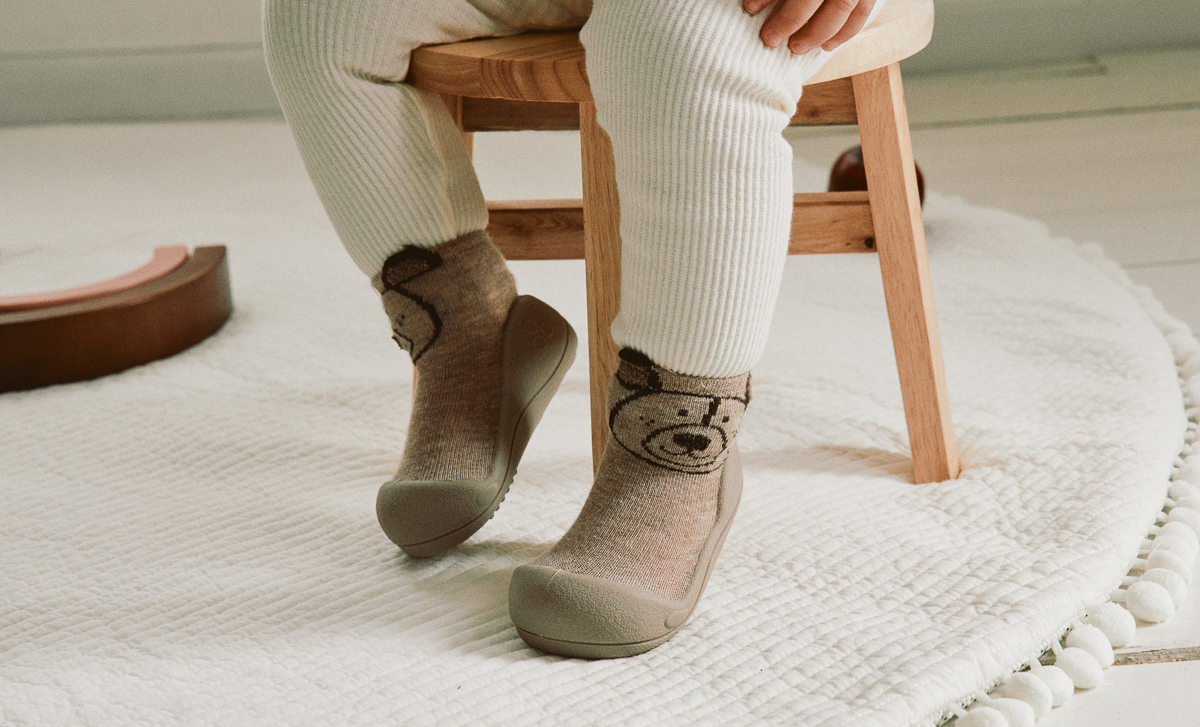 Buciki dziecięce z serii bamboo