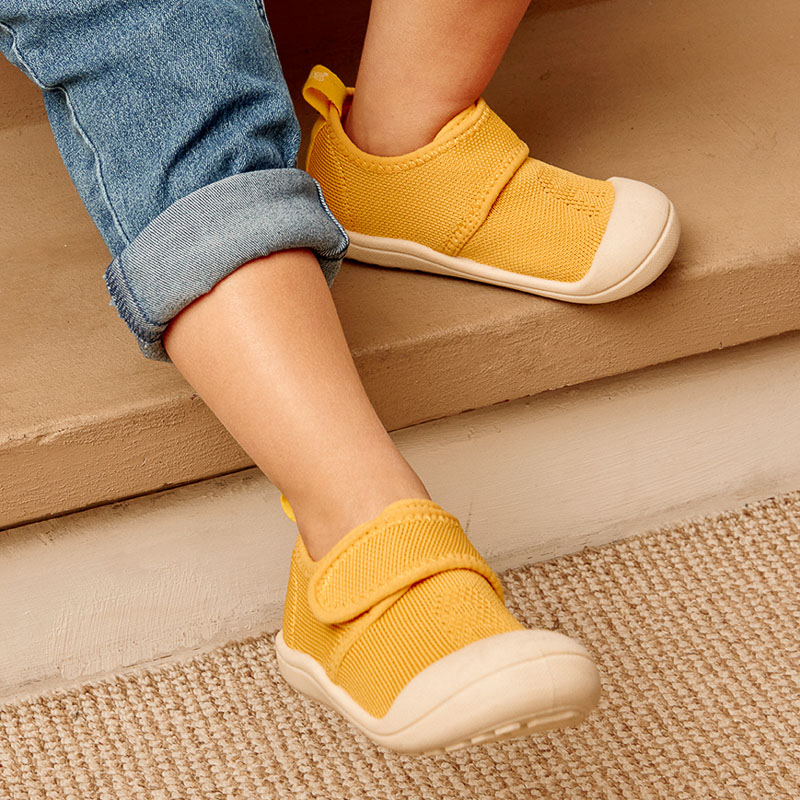 sneakersy dla dzieci Attipas Knit Sneakers Mustard
